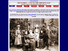 Tablet Screenshot of family.manvell.org.uk